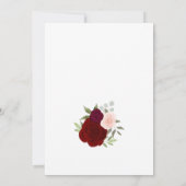 A Boutity of エレガント WatersBoho 結婚's 招待状 (裏面)