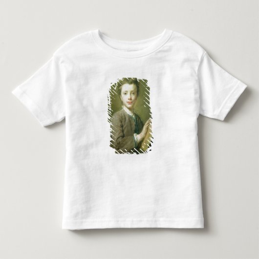 A Boy with a Book, c.1740 トドラーTシャツ (正面)