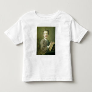 A Boy with a Book, c.1740 トドラーTシャツ
