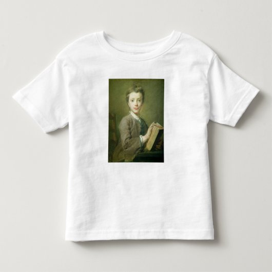 A Boy with a Book, c.1740 トドラーTシャツ (正面)