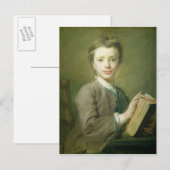A Boy with a Book, c.1740 ポストカード (正面/裏面)