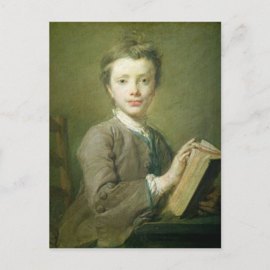 A Boy with a Book, c.1740 ポストカード (正面)