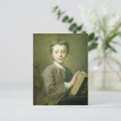 A Boy with a Book, c.1740 ポストカード (スタンド正面)