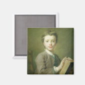 A Boy with a Book, c.1740 マグネット (正面/裏面)