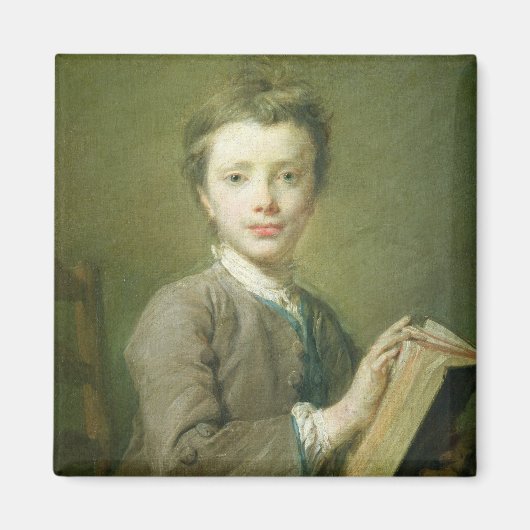 A Boy with a Book, c.1740 マグネット (正面)