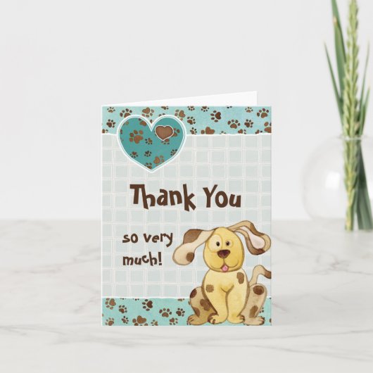 A Boy's Friend 最高のPhoto Thank You Notes サンキューカード (正面)