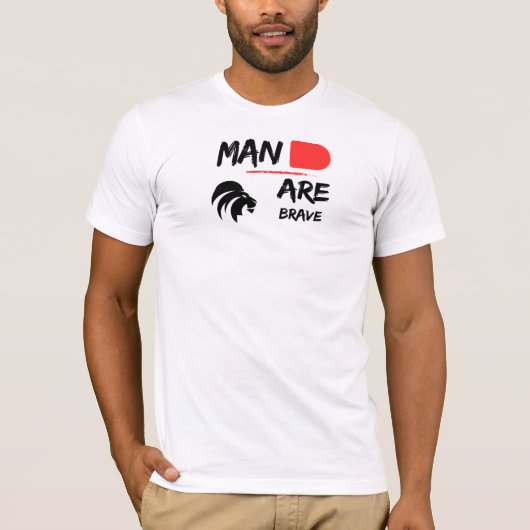 A brave man T-Shirt Tシャツ (正面)