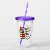 A Brenda K Davies Book A Day 保 Reality 遠くに アクリルタンブラー (裏面)