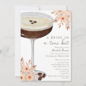 A Bride a Tini Bit Martiniブライダルシャワー 招待状 (正面)