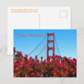 A Bridge Birthday ポストカード (正面/裏面)