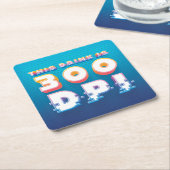 A bright, retro-digital coaster スクエアペーパーコースター (アングル)