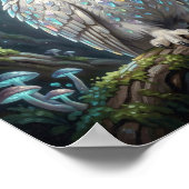 A brilliant white owl ポスター (角)