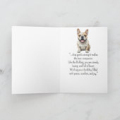 A Bulldog Personality Birthday Fun Animal カード (内部)