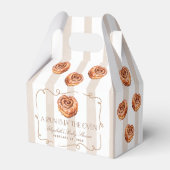 A Bun in the Oven Cinnamon Roll Theme Baby Shower フェイバーボックス (裏面サイド)