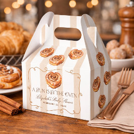 A Bun in the Oven Cinnamon Roll Theme Baby Shower フェイバーボックス