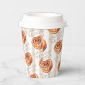 A Bun in the Oven Cinnamon Roll Theme Baby Shower 紙コップ (右)