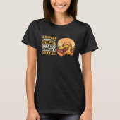 A Burger Without A Cheese Like A Hug Without A Squ Tシャツ (正面)