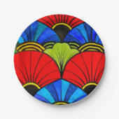 A Burst of Colors紙プレート ペーパープレート (正面)