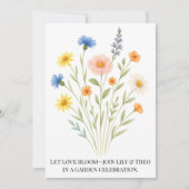 A burst of springtime joy 招待状 (正面)