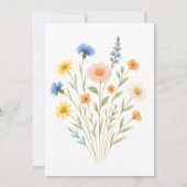 A burst of springtime joy 招待状 (裏面)