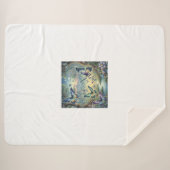 A Butterfly Dreamscape シェルパブランケット (正面(横))