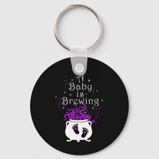 A By Is Brewingハロウィーン不気味幽霊 キーホルダー (正面)