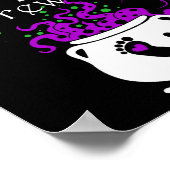 A By Is Brewingハロウィーン不気味幽霊 ポスター (角)