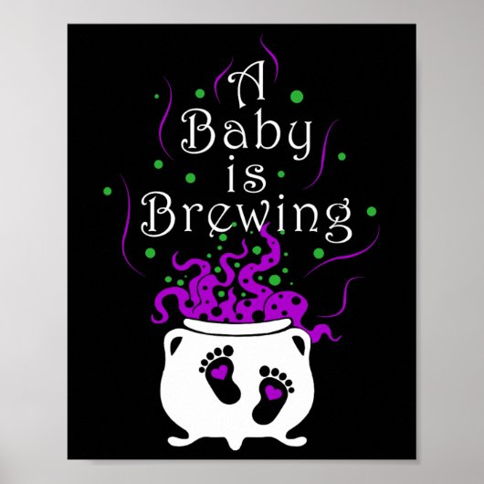 A By Is Brewingハロウィーン不気味幽霊 ポスター (正面)