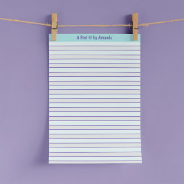 A by "Your Name" Post-it® Notesテンプレート ポストイット