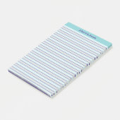 A by "Your Name" Post-it® Notesテンプレート ポストイット (アングル)