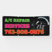 A/Cリペアサービスのカスタムバナー 横断幕 (横)