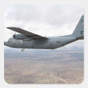 A.C. - 130ヘラクレスは空を通って上昇します スクエアシール