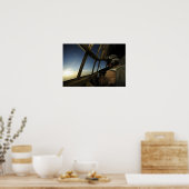 A C-130 Hercules pilot scans the horizon ポスター (キッチン)