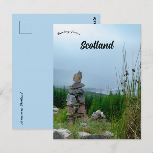 A Cairn in Scotland ポストカード (正面/裏面)