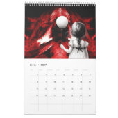 A calendar featuring a multitude of my creations. カレンダー (2月 2027)