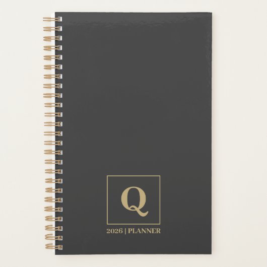 A Calm Year Planner | Elegant Modern Design プランナー手帳 (正面)