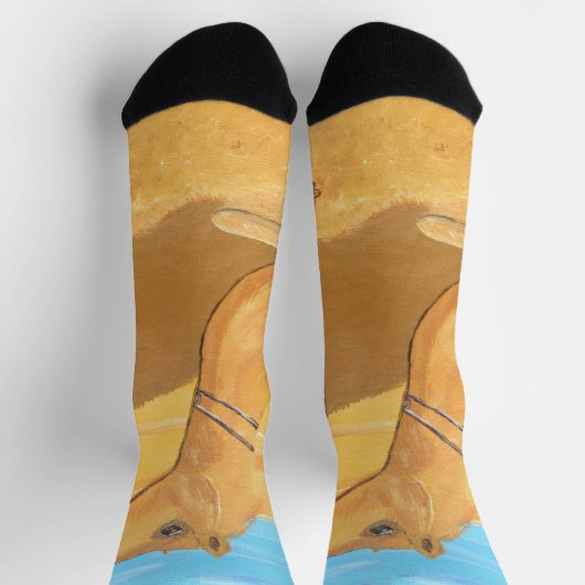 A camel socks  ソックス (上部)
