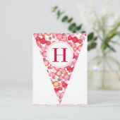 A Candy Landパーティー旗掲示旗はがき ポストカード (スタンド正面)