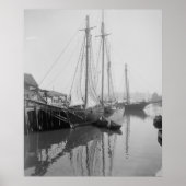 A Cape Ann Fishing Schooner ポスター (正面)