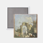 A Capriccio – 遺跡、18世紀 マグネット (正面/裏面)