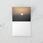 A card with the words 'In the beginning' サンキューカード (内部)