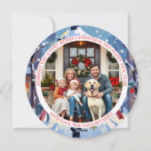 A Cardinal Christmas Photo Template Personalized シーズンカード (裏面)