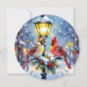 A Cardinal Christmas Photo Template Personalized シーズンカード (正面)
