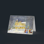 A-Caroling We Will Go シーズンカード<br><div class="desc">This historic house is on North Lincoln Avenue in Salem, OH. Salem was part of the underground slave railroad during the Civil War years, and is known as the Quaker City, having been founded by the Quakers.</div>