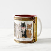 A CATとしてブラインド、 ツートーンマグカップ (正面右)