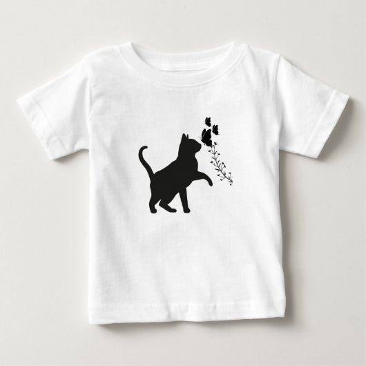 a cat ベビーTシャツ (正面)
