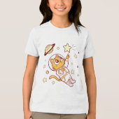 A Cat Beyond the Stars トライブレンドTシャツ (正面)