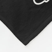 A Cat Bite Means Love, Kitty Valentines  フリースブランケット (角)