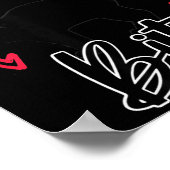 A Cat Bite Means Love, Kitty Valentines  ポスター (角)