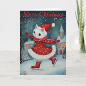 A Cat Ice Skating シーズンカード (正面)